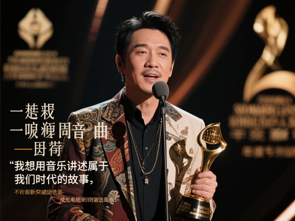 此外，某资深歌手也凭借一首脍炙人口的单曲，再次问鼎