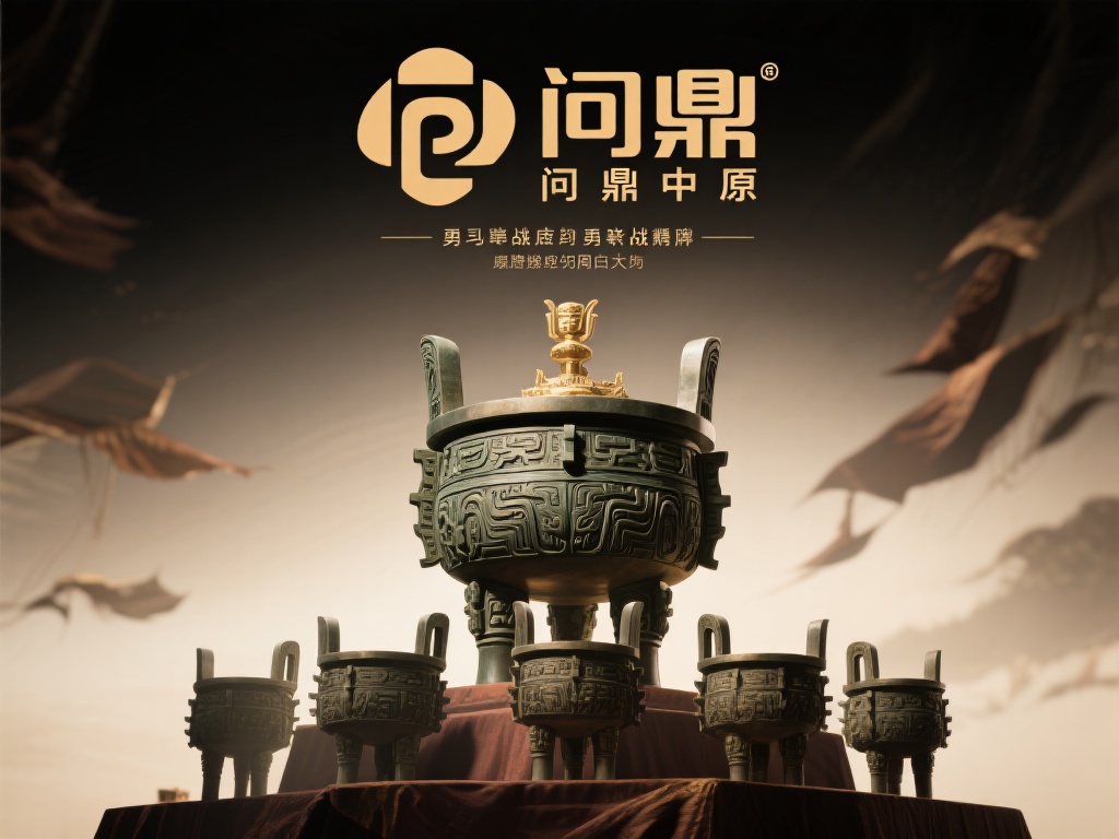 “问鼎”一词源自中国古代的成语“问鼎中原”，原意是